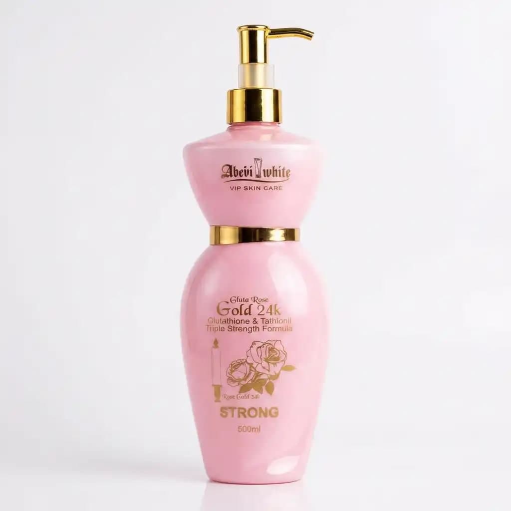 Abebi Innite VIP Skin Care Gluta Rose Gold 24k Glutathione & Tathionil Triple Strength Formula Strong 500ml