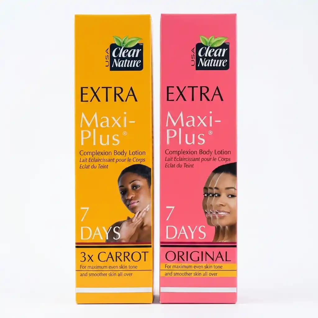 Clear Nature USA Extra Maxi-Plus 7 Days 3x Carrot Complexion Body Lotion 500ml