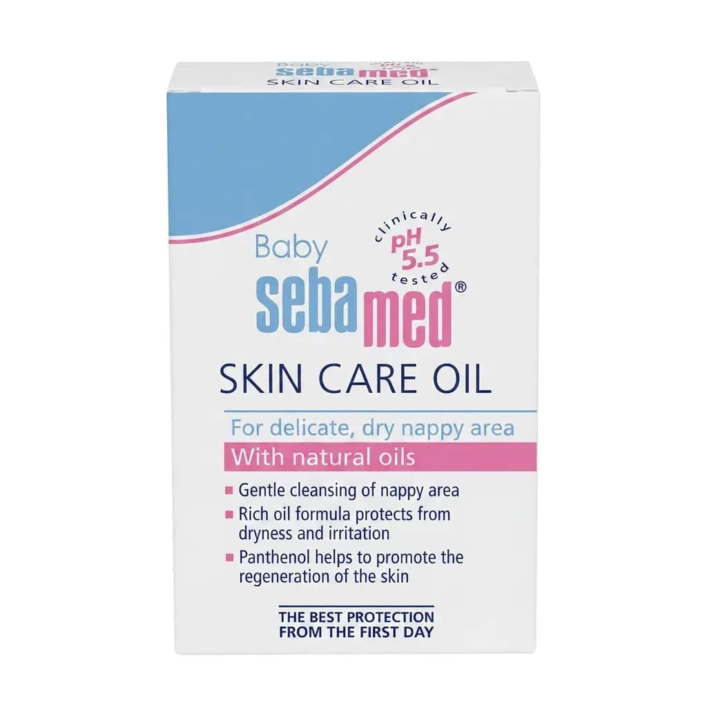 Baby Sebamed Skin Care Oil for Delicate Dry Nappy Area 150ml