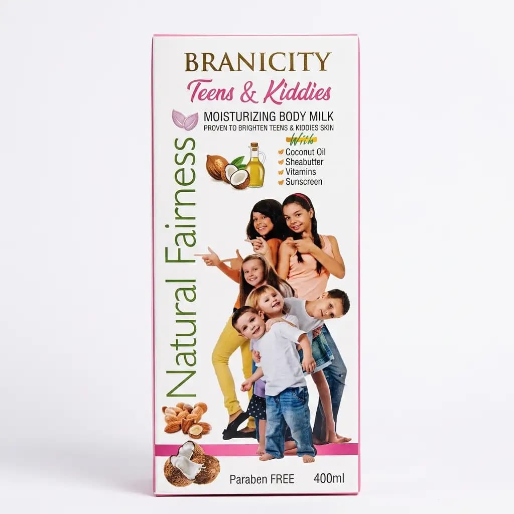 Brandcity Teens & Kiddies Glow Natural Fairness Moisturizing Body Milk 400ml