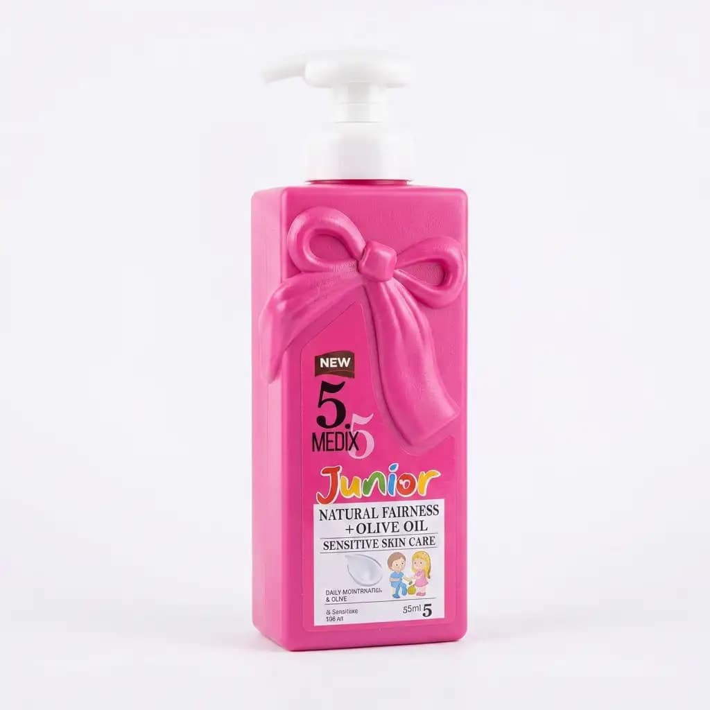 Medix 5.5 Junior Natural Fairness + Olive Oil Sensitive Skincare Lotion 300ml