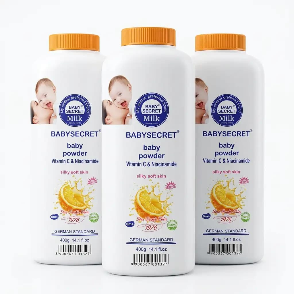 BabySecret Baby Powder Vitamin C & Niacinamide 400g