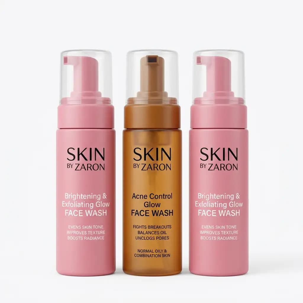Skin by Zaron Brightening & Exfoliating Glow Face Wash 200ml