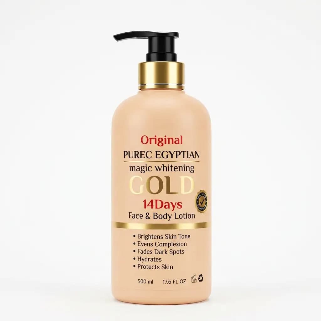 Purec Egyptian Magic Whitening Gold 14 Days Face & Body Lotion 500ml
