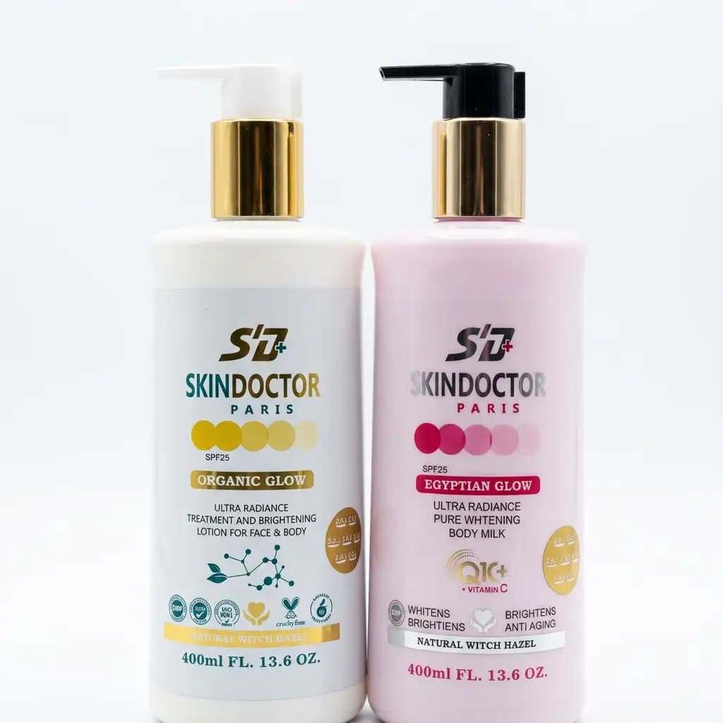 Skindoctor Paris Organic Glow + Egyptian Glow SPF30 Body Lotion 400ml