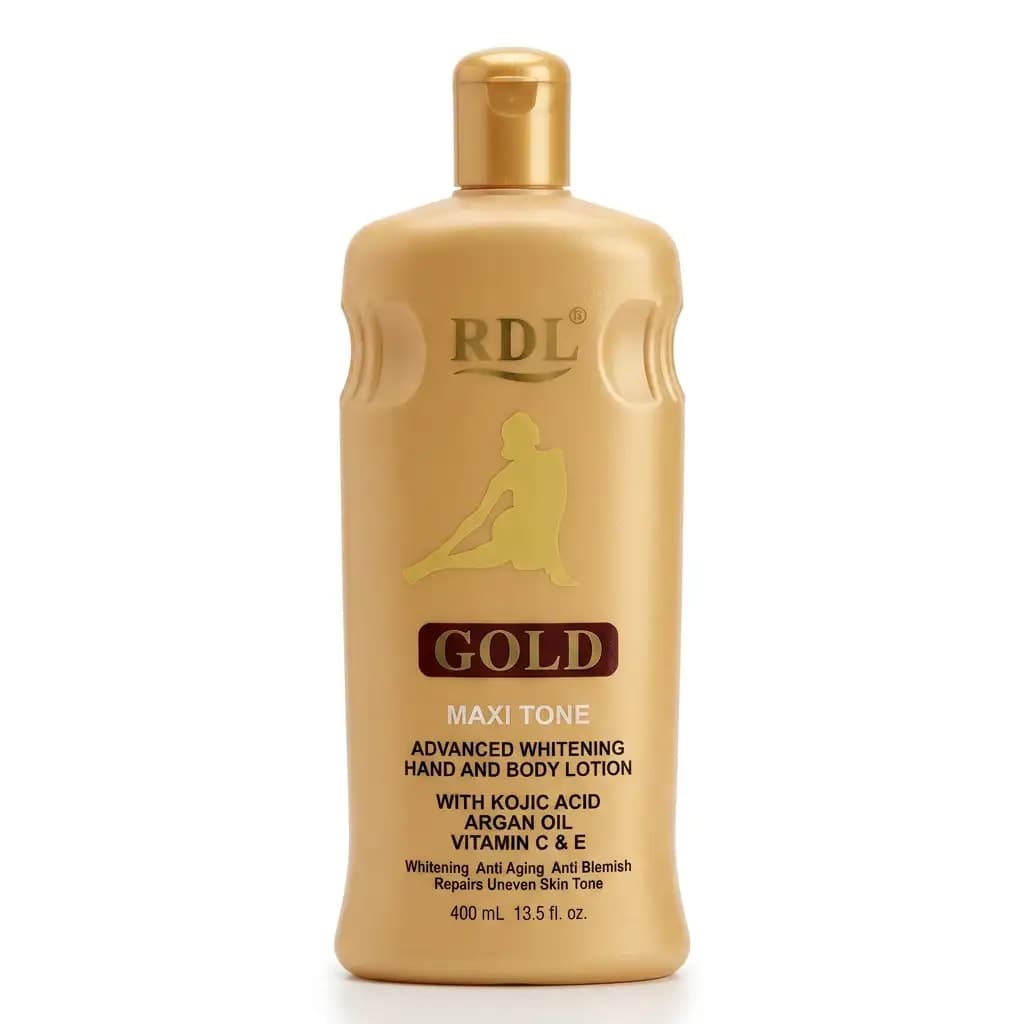 RDL Gold Maxi Tone Advanced Whitening Hand & Body Lotion with Kojic Acid 500ml