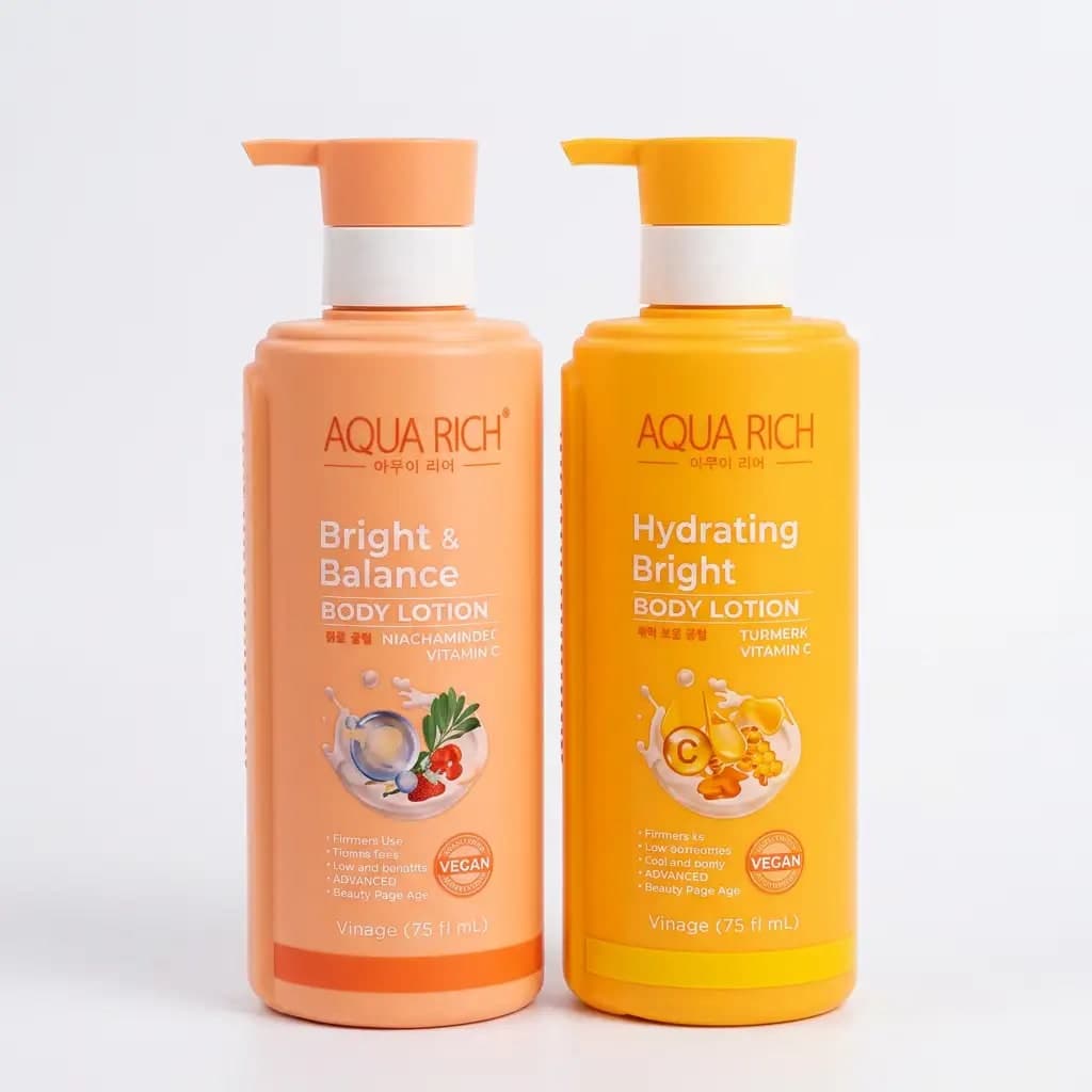 Aqua Rich Bright + Balance + Hydrating Bright Body Lotion 500ml