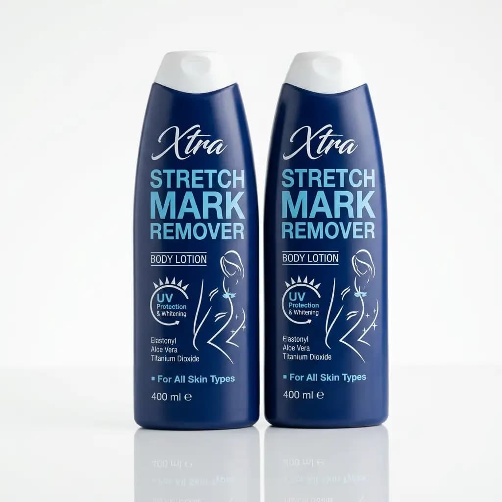 Kuu Stretch Mark Remover Body Lotion with UV Protection 400ml