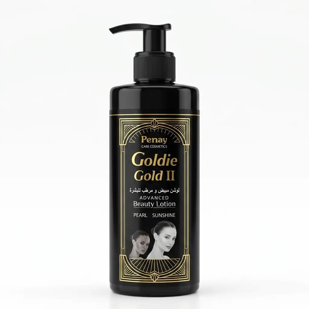 Penlay Goldie Advanced Beauty Lotion Pearl Shine + EWV Q7 Papaya Whitening Herbal Body Milk 500ml
