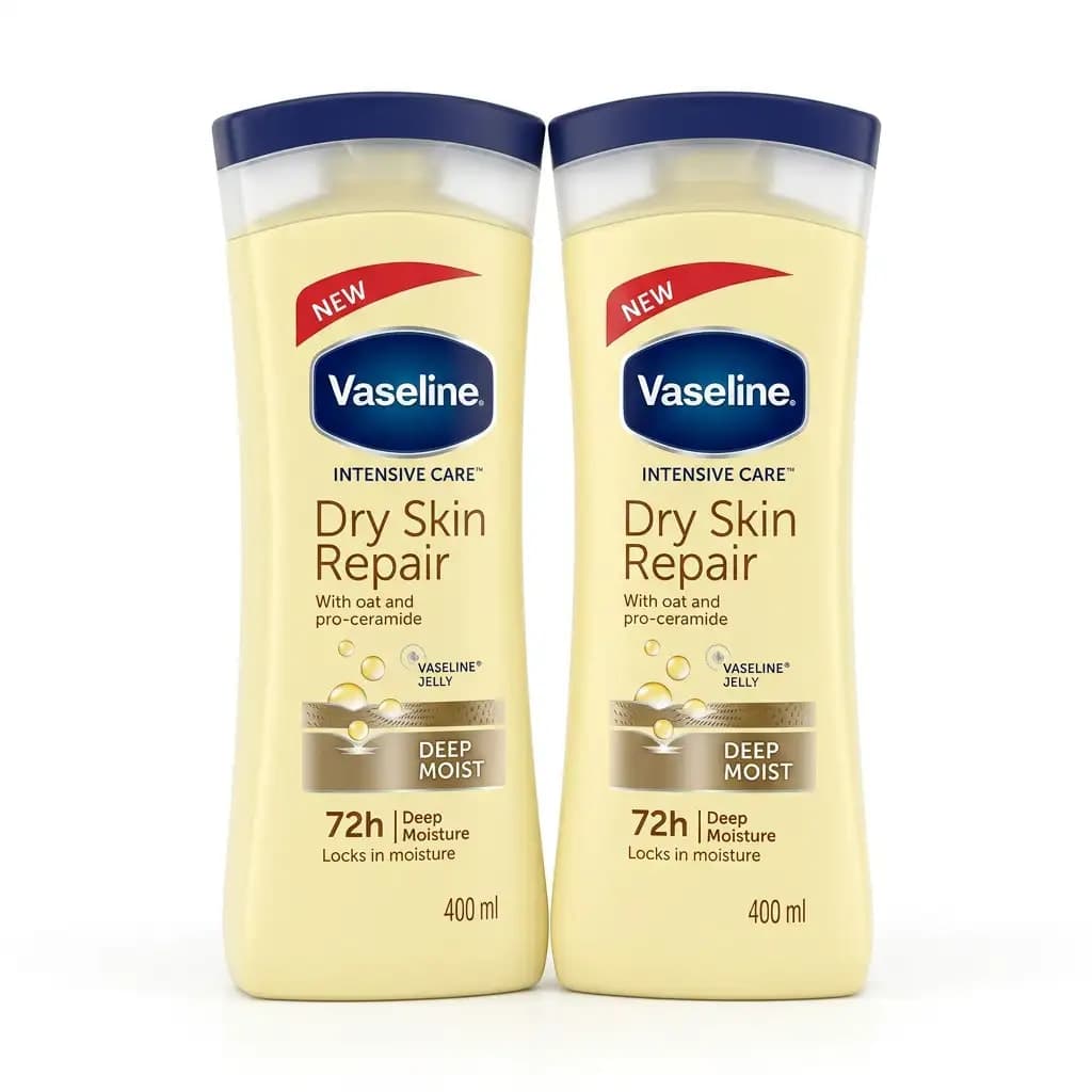 Vaseline Intensive Care Dry Skin Repair 72h Body Lotion 400ml