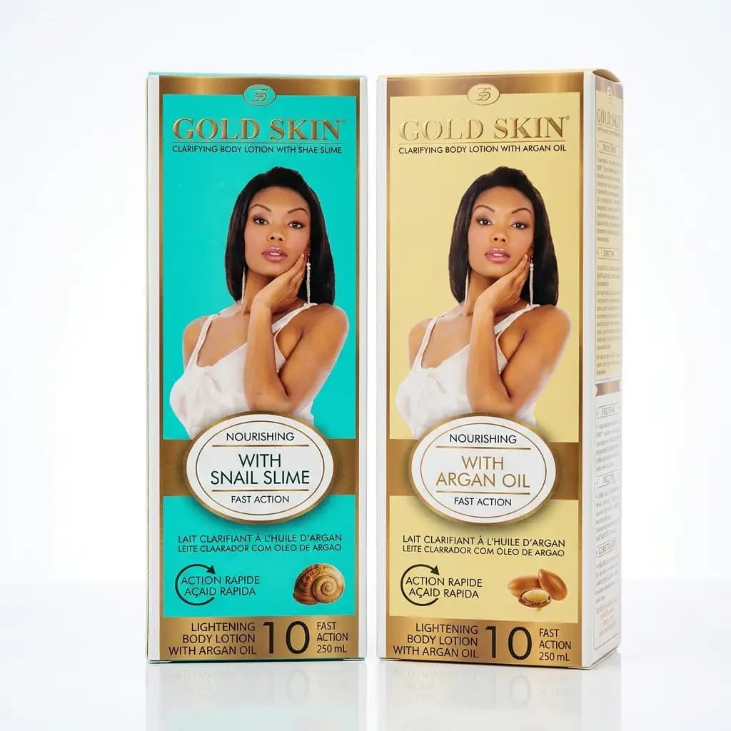Gold Skin Clarifying Body Lotion with Snail Slime + Argan Oil 500ml