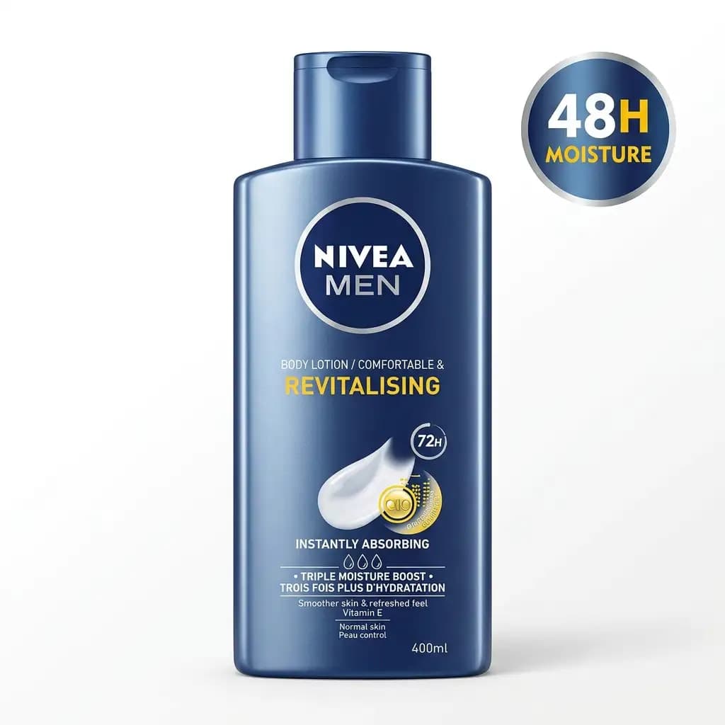 Nivea Men Revitalising Body Lotion 72H 400ml