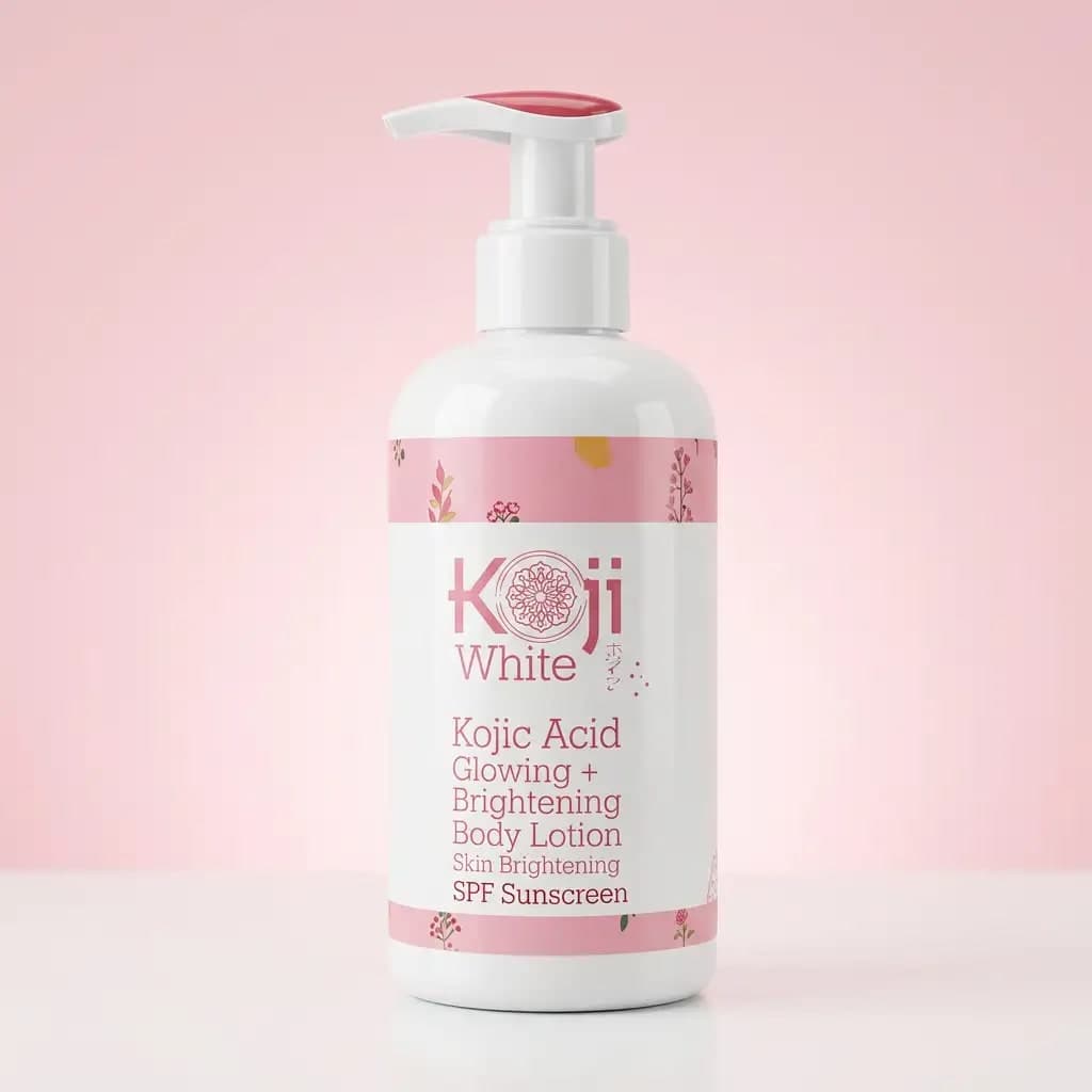 Koji White Kojic Acid Glowing Body Lotion Skin Brightening 500ml