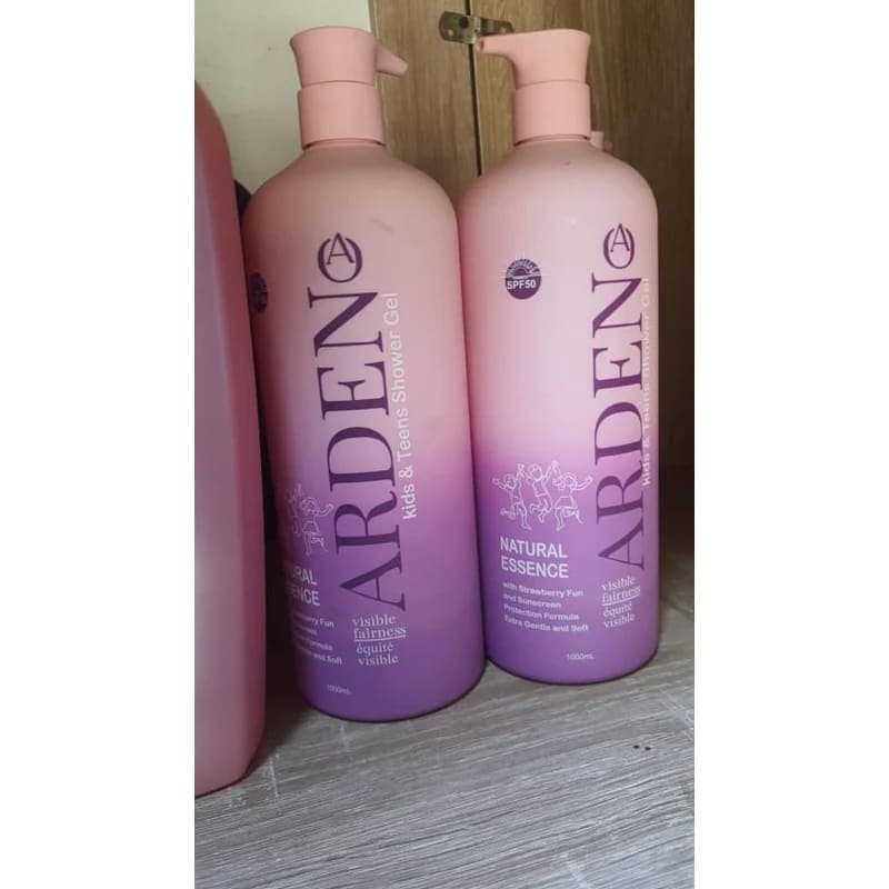 MoroccoSkin Clarifying Shower Gel 1L + Exfoliating Shower Gel 1L with Black Moroccan Soap & Argan Oil 1000ml