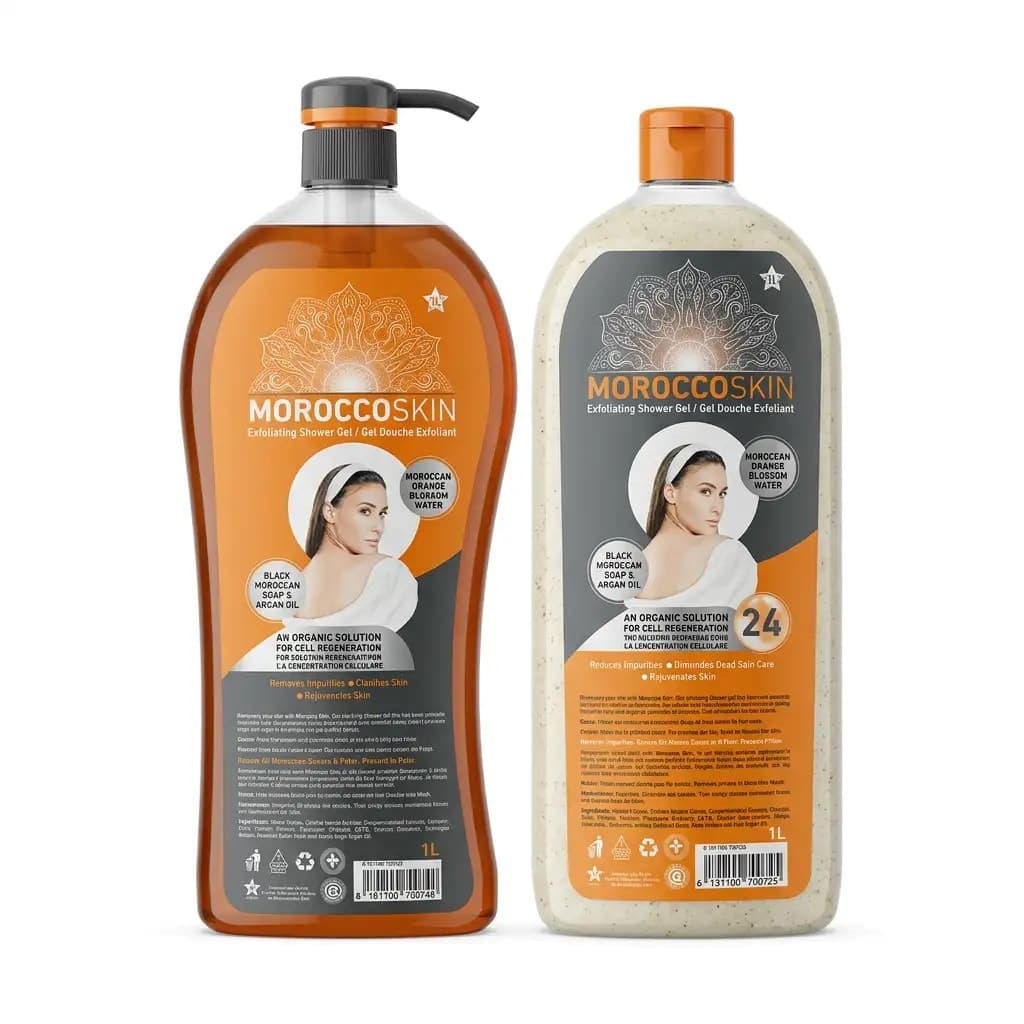 Extreme Glow Strong Whitening Carrot Body Wash with Argan Oil, Pure Carrot Oil & Vegeclairine 1000ml