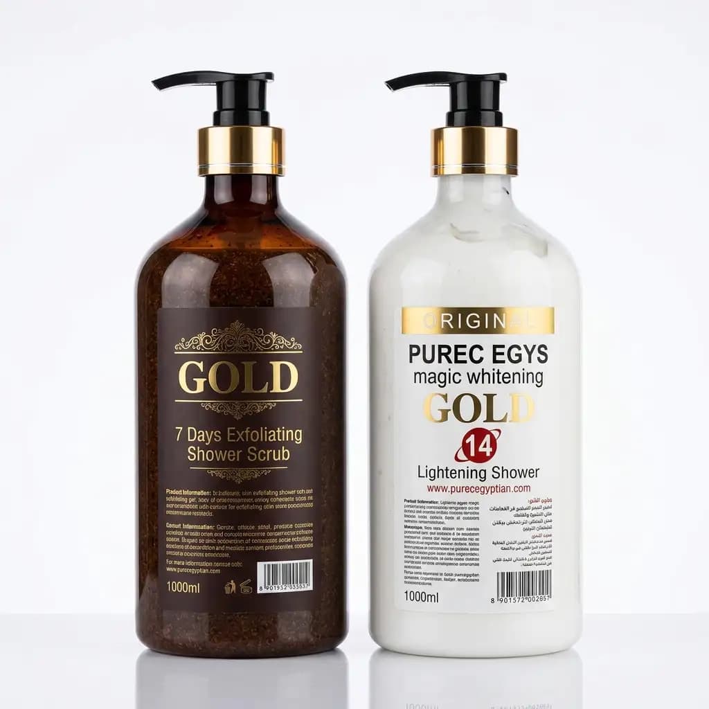 Efficax 5 Clarifying Shower Gel Exfoliating Q10+ Papaya, Carrot, Ginseng, Vitamin C 500ml