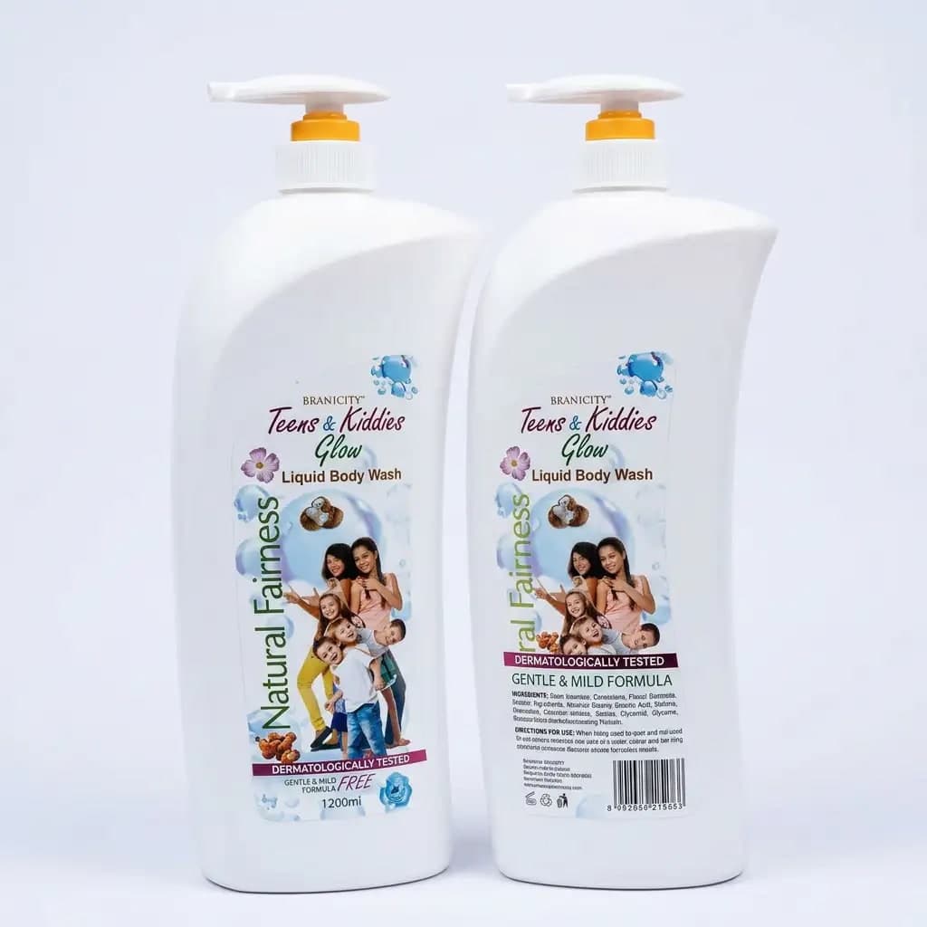 Brandeity Teens & Kiddies Glow Natural Fairness Liquid Body Wash 1200ml
