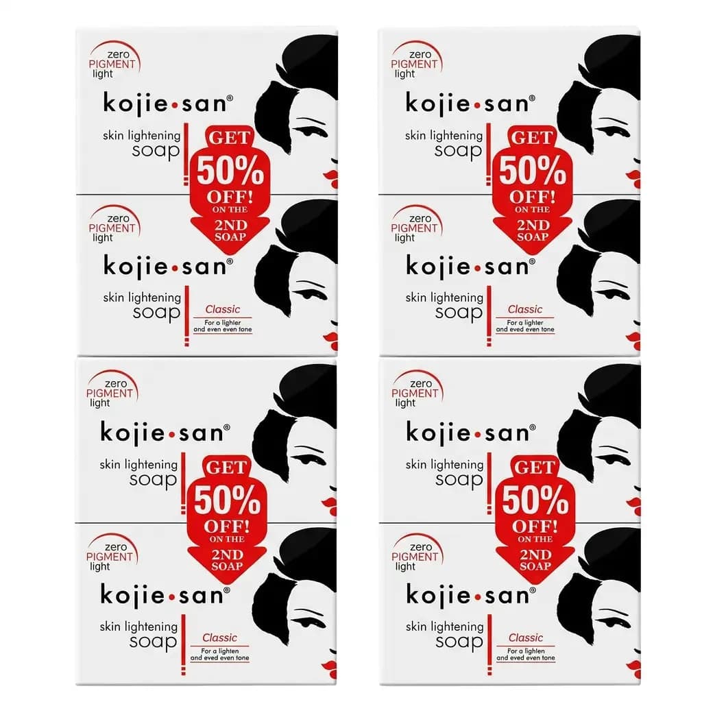 Kojie San Skin Lightening Soap Classic Zero Pigment Light Twin Pack 65g