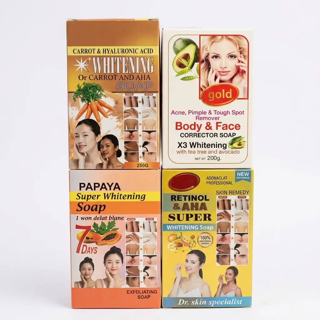 VEETgold Carrot & Hyaluronic Acid Super Whitening Soap 250g
