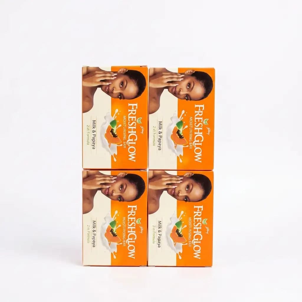 FreshGlow Moisturising Bar Milk & Papaya 2-in-1 Formula 135g