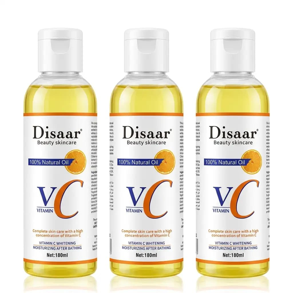 C-White Exgil SPF50 Turmeric Oil + Whitening Oil + Carrot Oil + Vitamin C Oil Glow Body & Face Oil 150ml