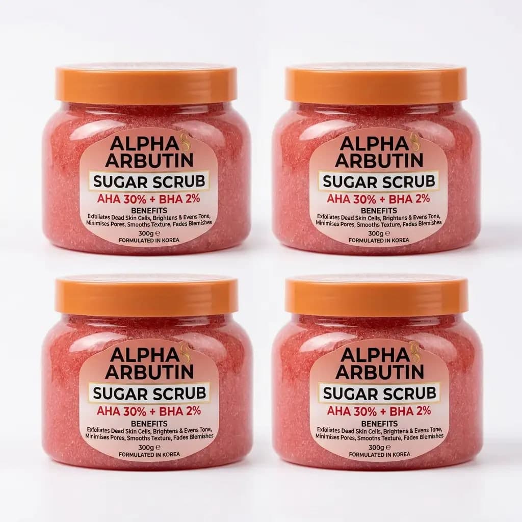 Alpha Arbutin Sugar Scrub AHA 30% + BHA 2% 650g