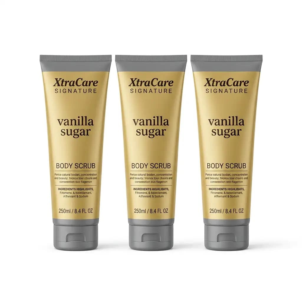 XtraCare Signature Vanilla Sugar Glowing Body Scrub 198g