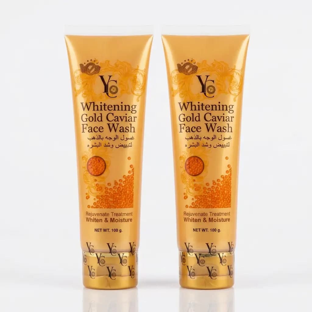 YC Whitening Gold Caviar Face Wash Rejuvenate Treatment 100g