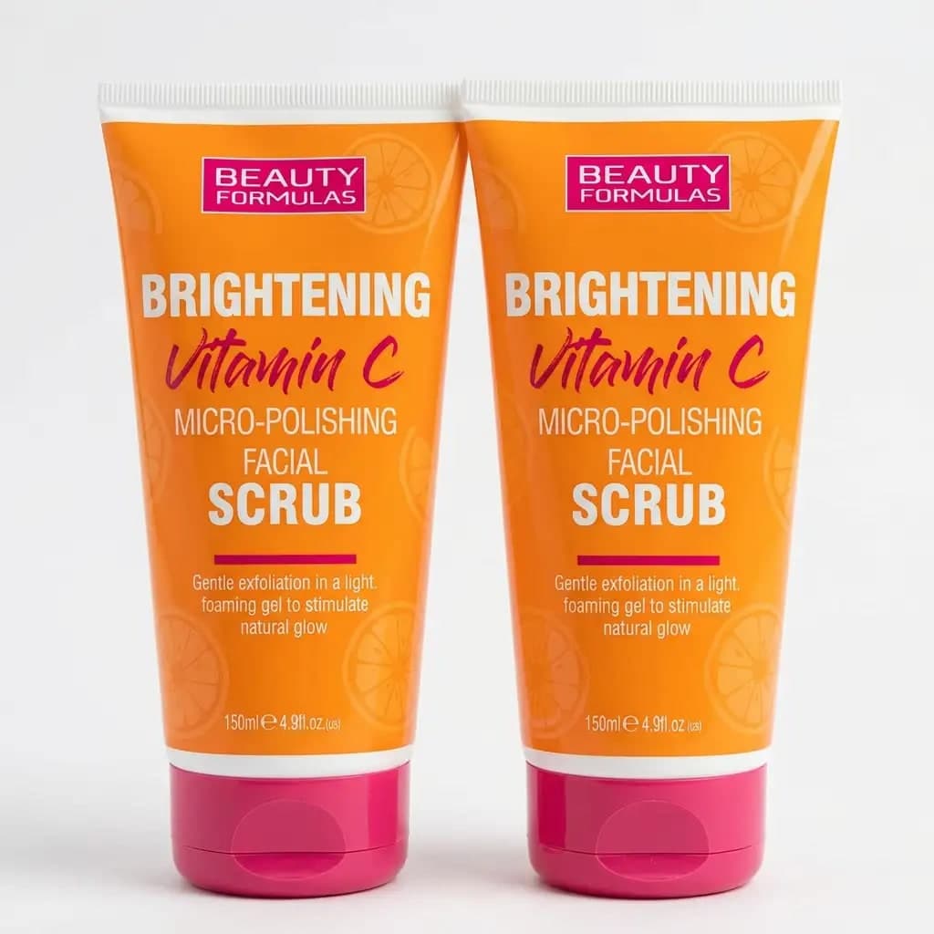 Beauty Formulas Brightening Vitamin C Micro-Polishing Facial Scrub 150ml