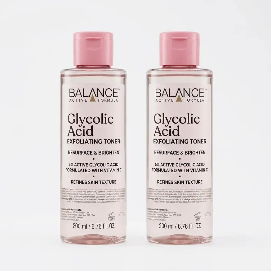 Balance Active Formula Glycolic Acid Exfoliating Toner Resurface & Brighten 5% 200ml