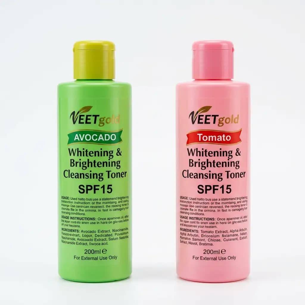 VEETgold Avocado + Tomato Whitening & Refreshing Cleansing Toner SPF15 200ml
