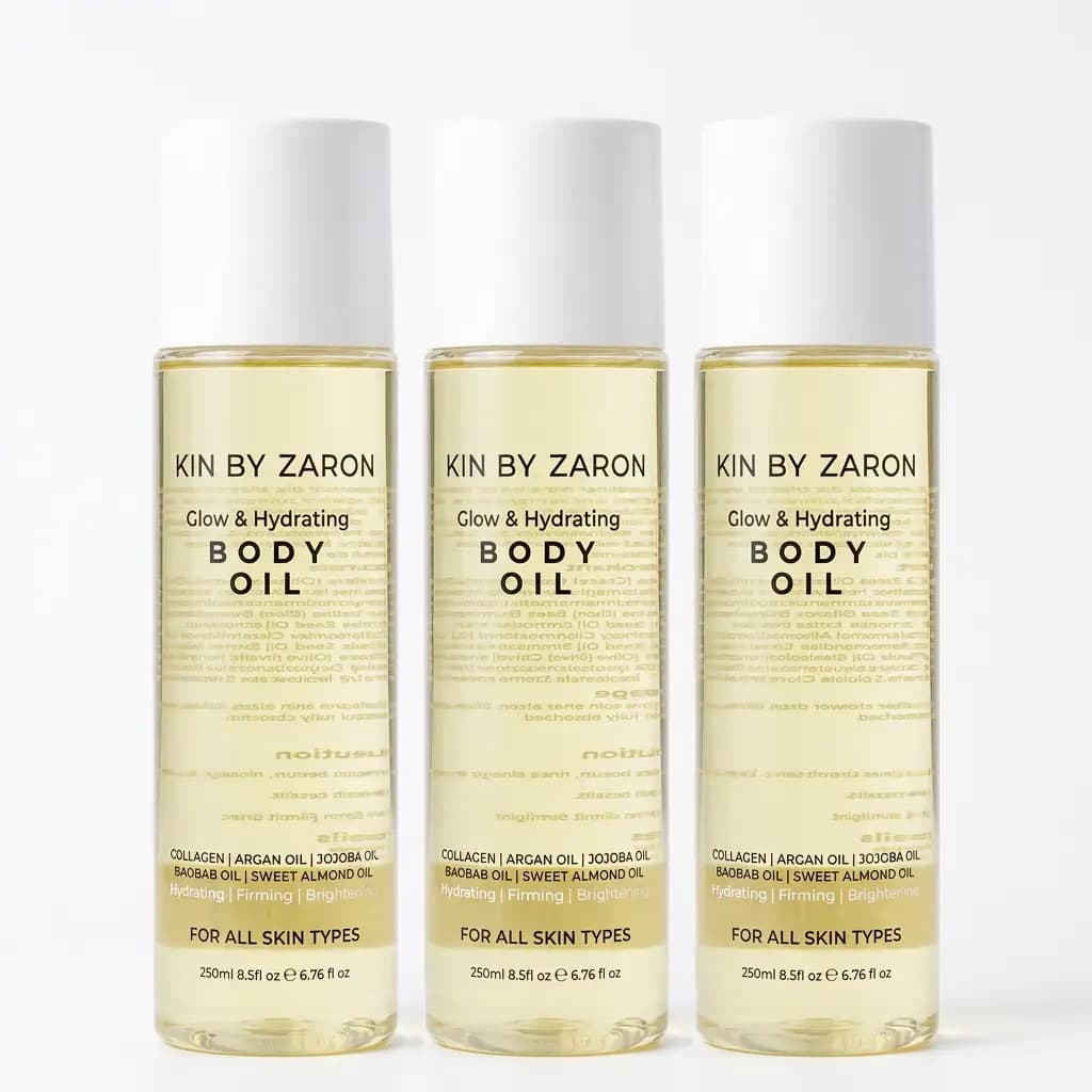 Skin by Zaron Glow & Hydrating Body Oil Collagen, Argan, Jojoba & Sweet Almond 200ml