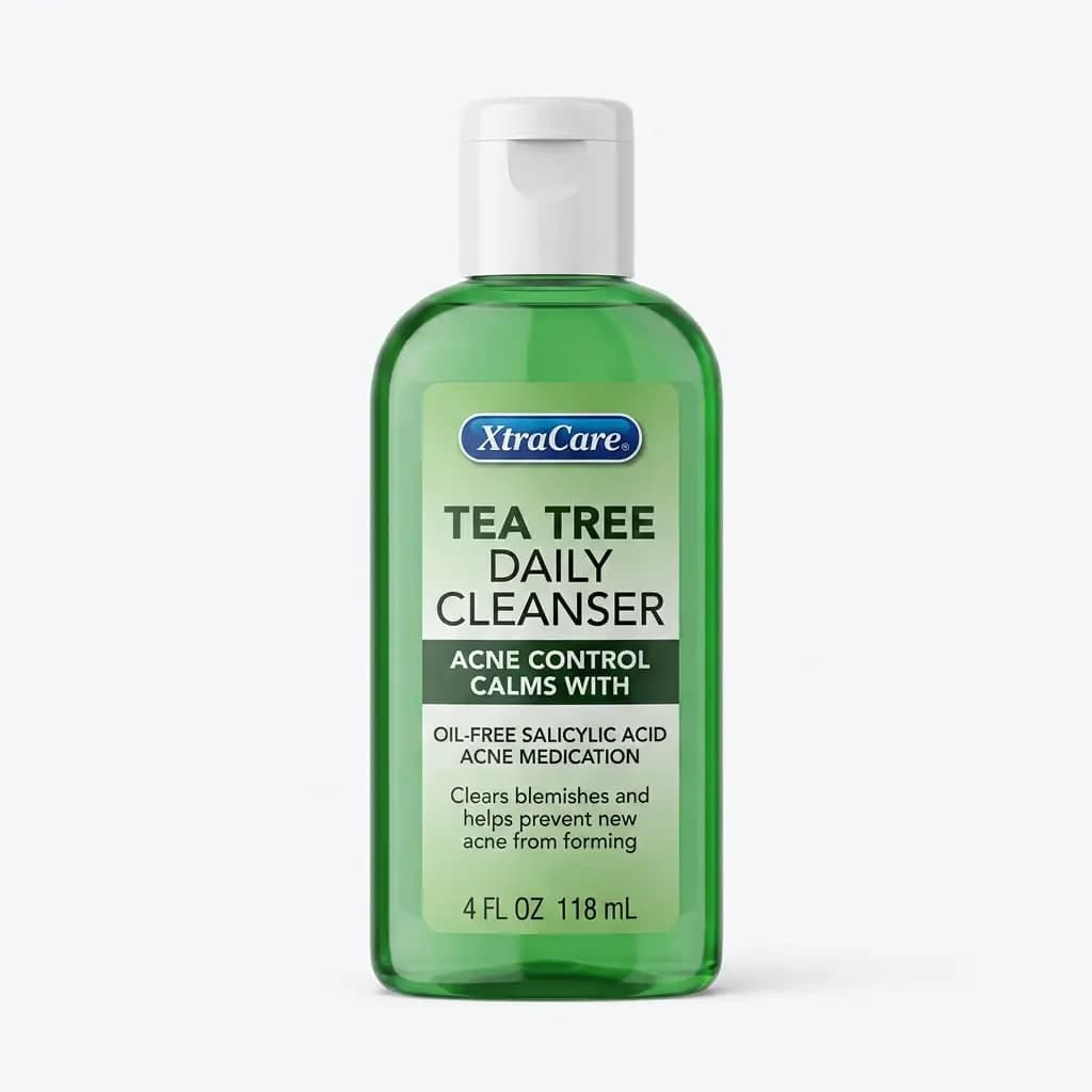 XtraCare Tea Tree Daily Cleanser Acne Control Oil-Free Salicylic Acid 189ml