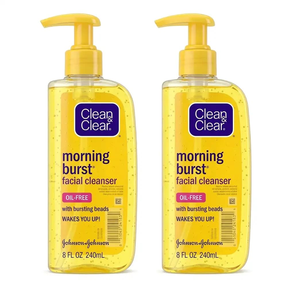 Clean & Clear Morning Burst Skin Brightening Facial Cleanser Oil-Free 240ml