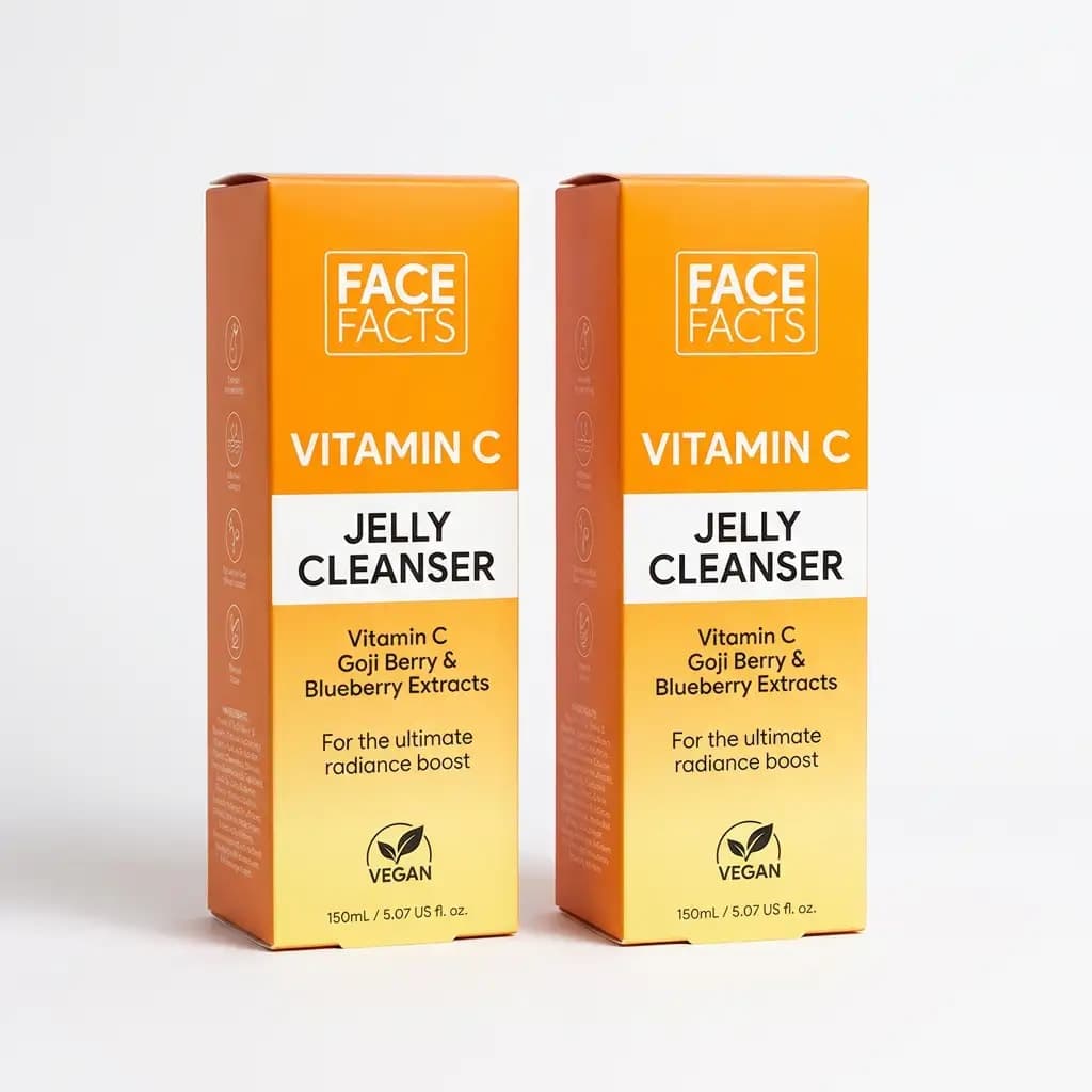 Face Facts Vitamin C Jelly Cleanser with Goji Berry & Blueberry Extracts 150ml