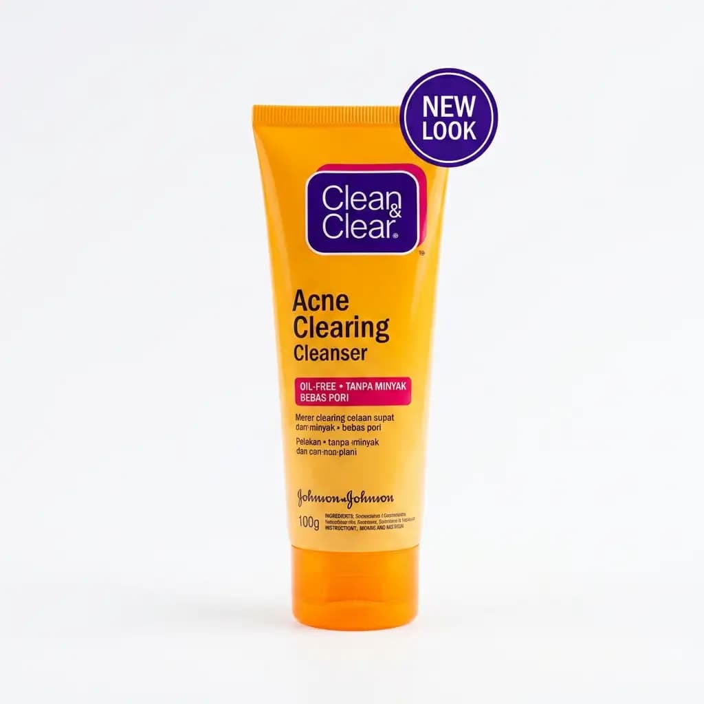 Clean & Clear Acne Clearing Cleanser Oil-Free 100g