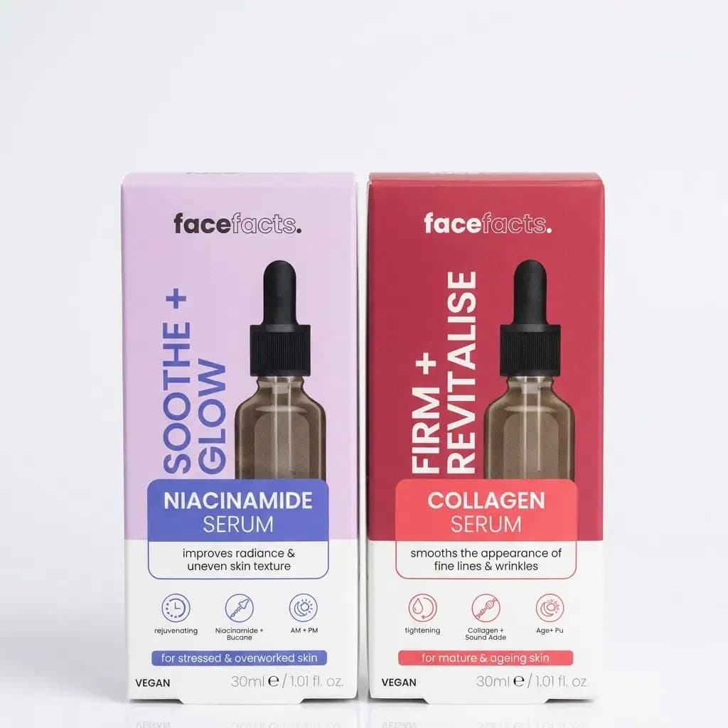Face Facts Soothe + Glow Niacinamide Serum 30ml