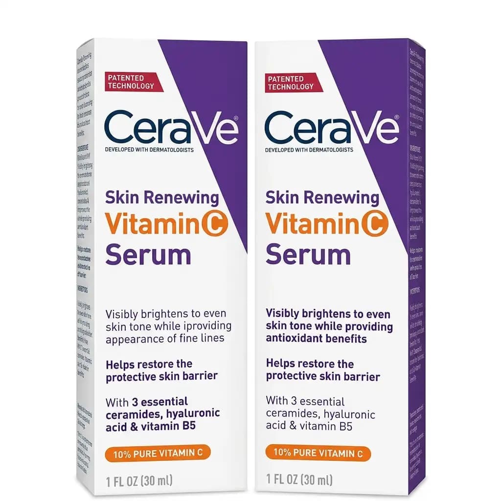CeraVe Skin Renewing Vitamin C Serum 10% Pure Vitamin C Ceramides Hyaluronic Acid Vitamin B5 30ml