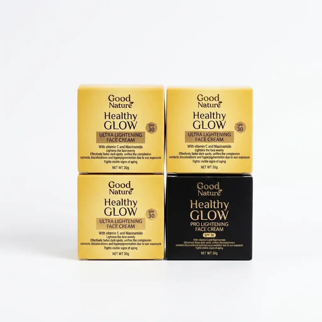 Bio Nature Healthy Glow Ultra Lightening Face Cream + Pro Lightening Face Cream SPF30 30g
