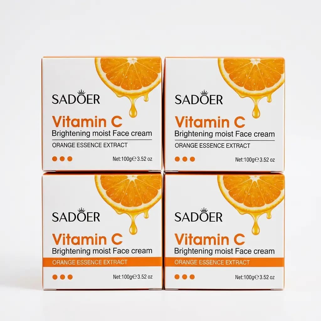 SADÖER Vitamin C Brightening Moist Face Cream Orange Essence Extract 100g