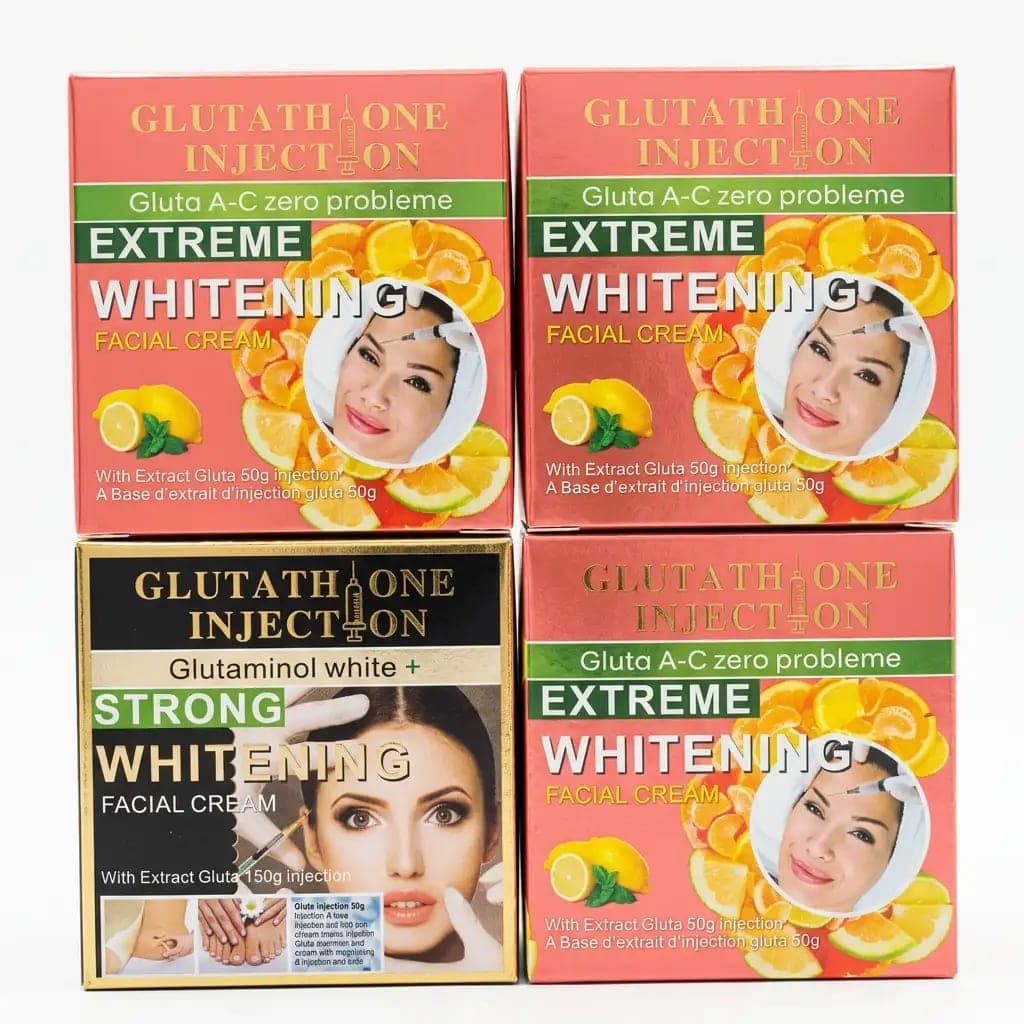 Glutathione Injection Extreme Whitening Facial Cream Gluta A-C + Strong Whitening Facial Cream 150g