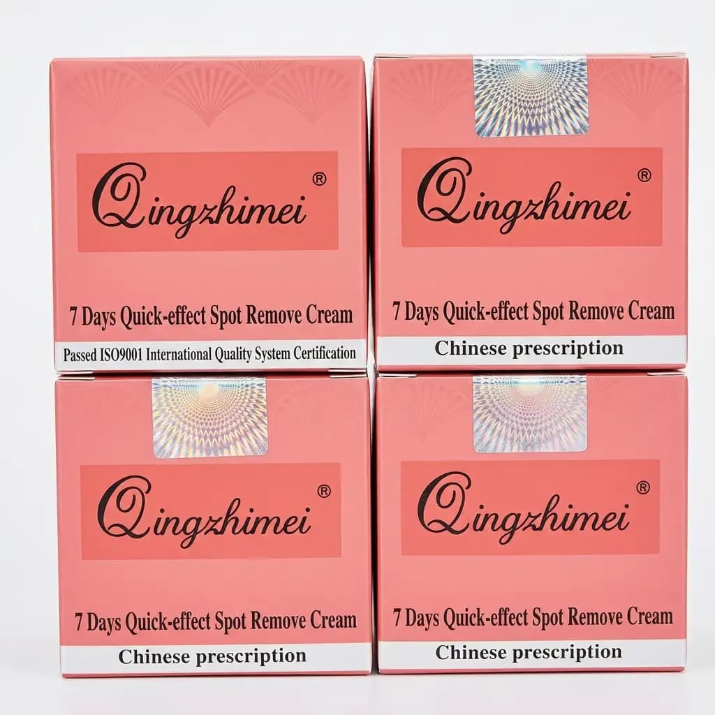 Qingzhimei 7 Days Quick-Effect Spot Remove Cream Chinese Prescription ISO9001 Certified 30g