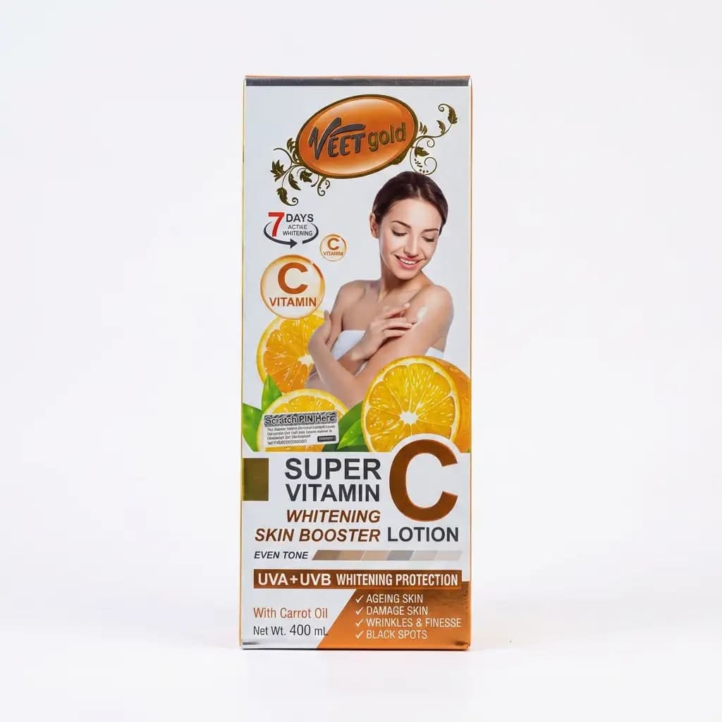 Veet Gold Super Vitamin C Whitening Skin Booster Lotion 400ml