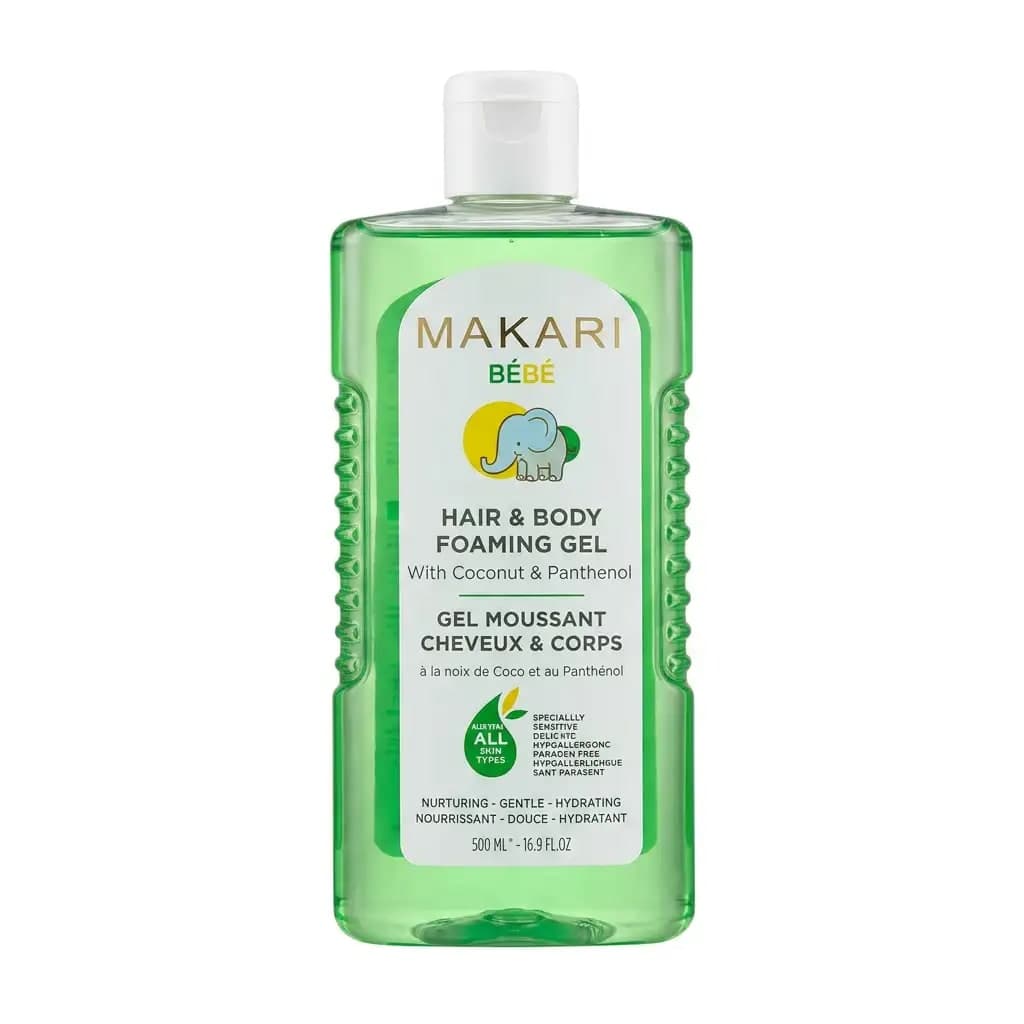 Makari Bébé Hair & Body Foaming Gel with Coconut & Panthenol 500ml
