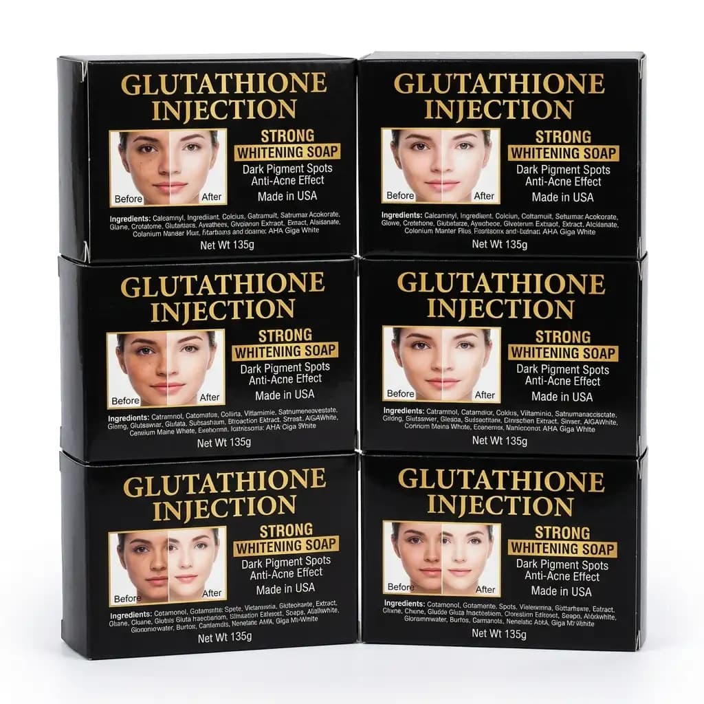 Glutathione Injection Strong Whitening Soap with AHA Giga White 200g