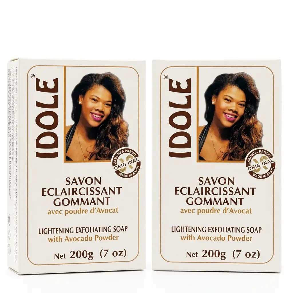 Idole Savon Eclaircissant Gommant Lightening Exfoliating Soap with Avocado Powder 200g